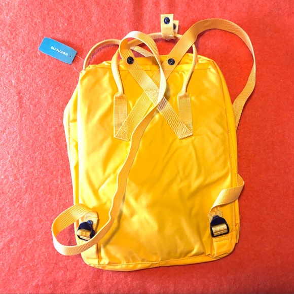Fjällräven bright yellow Kanken unisex backpack NWT - Picture 7 of 7